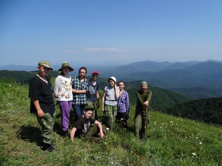 Следопыты Липецкого отделения БПС совершили поход по горам Западного Кавказа