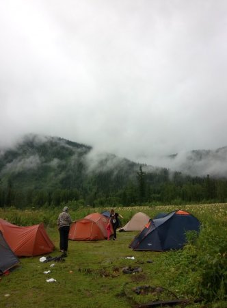 Лагерь кемеровских следопытов в горах Кузнецкого Алатау