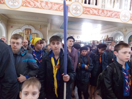 Следопыты г.Колпашево приняли участие в Георгиевском параде в г.Междуреченске