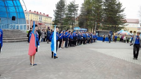 Следопыты г.Колпашево приняли участие в Георгиевском параде в г.Междуреченске