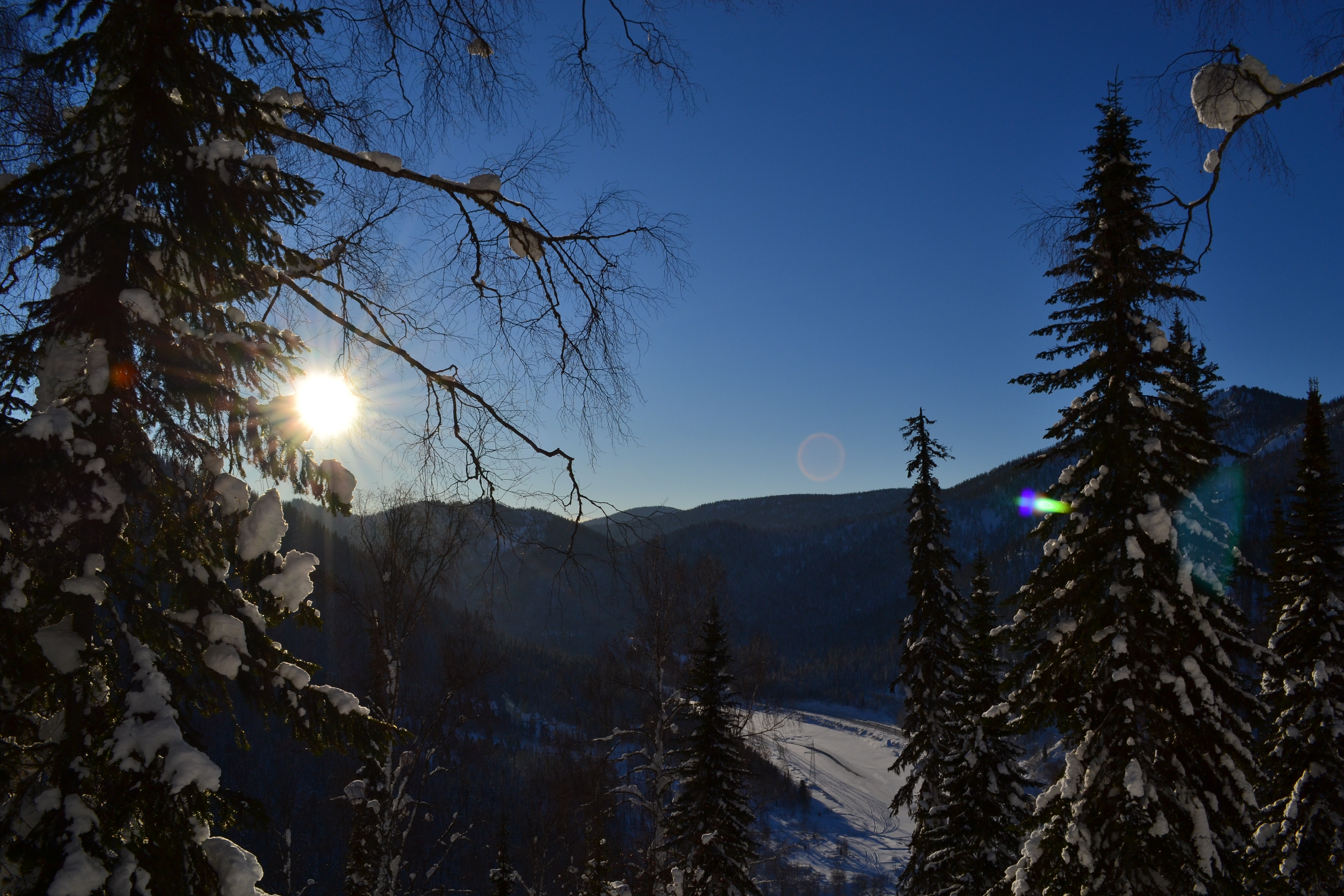 Кемеровские следопыты зимой в горах Кузнецкого Алатау (+ ВИДЕО)