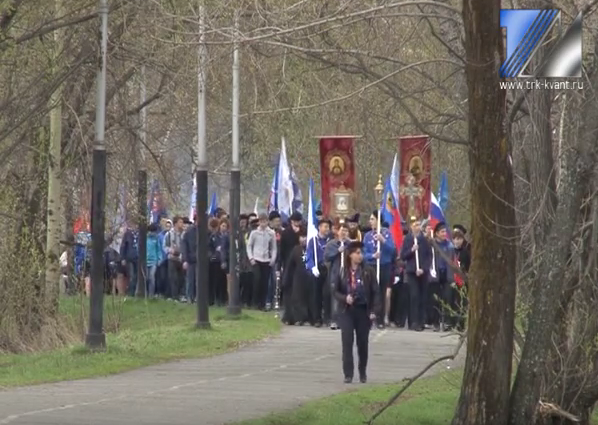 В Междуреченске состоялся Георгиевский парад