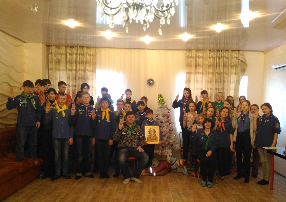 В Уфе прошли Рождественские сборы отряда "Преображение"
