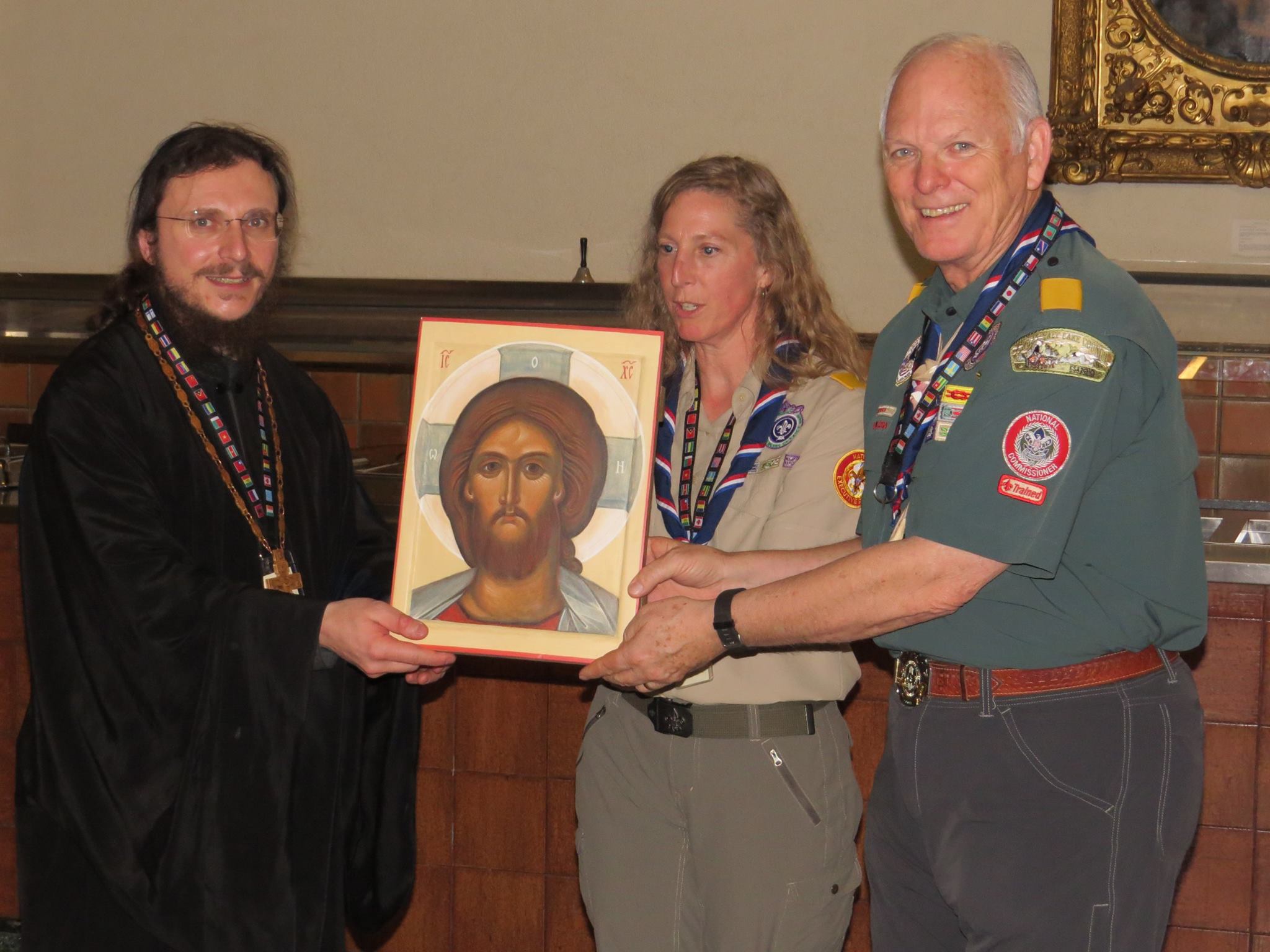 Братство православных следопытов передало в дар бойскаутам США икону 
