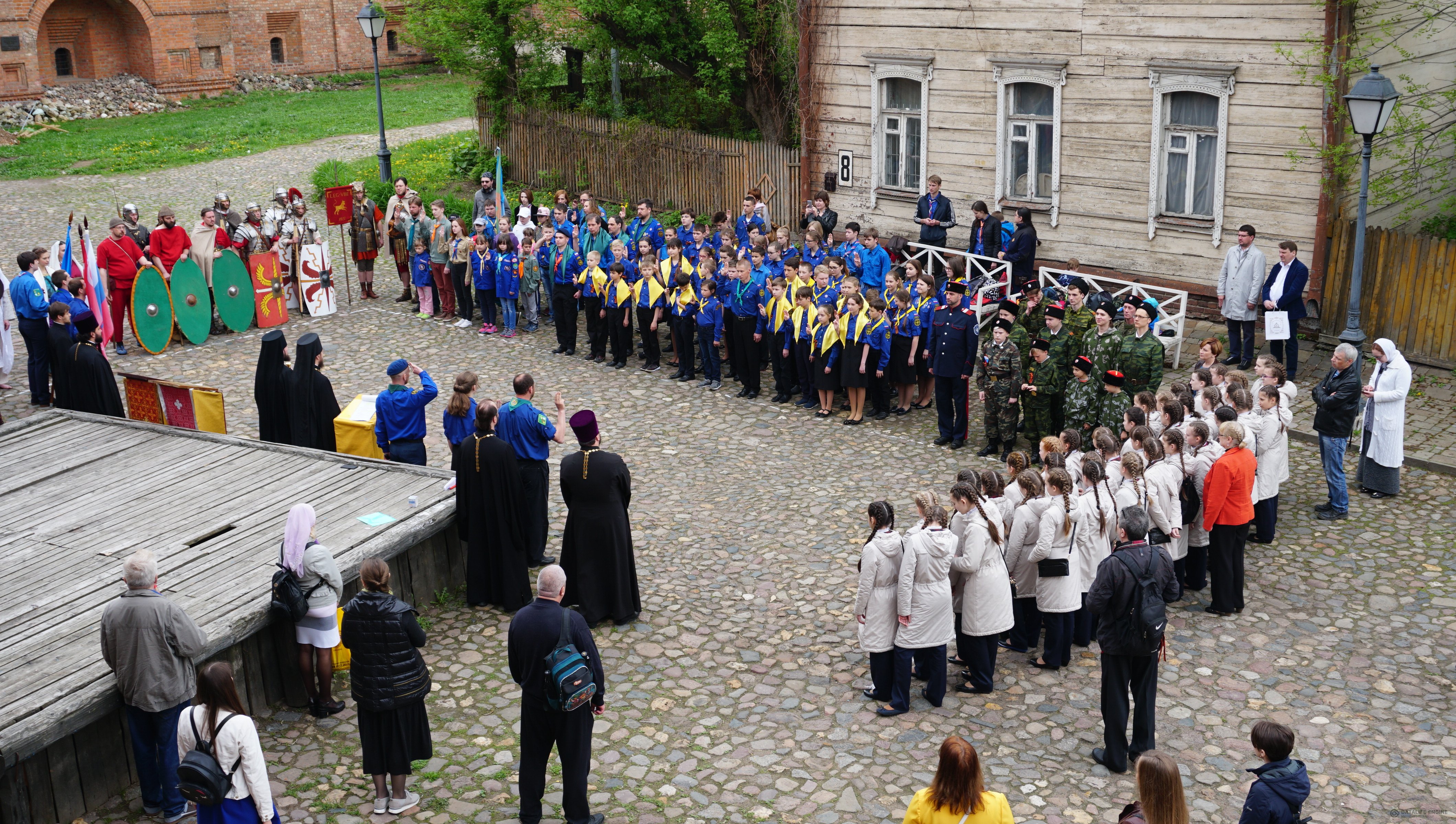 На Крутицком подворье в Москве состоялся Георгиевский парад