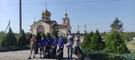 КРЫМ. КИРОВСКОЕ. ОТРЯД ПРЕПОДОБНОГО АМВРОСИЯ ОПТИНСКОГО.